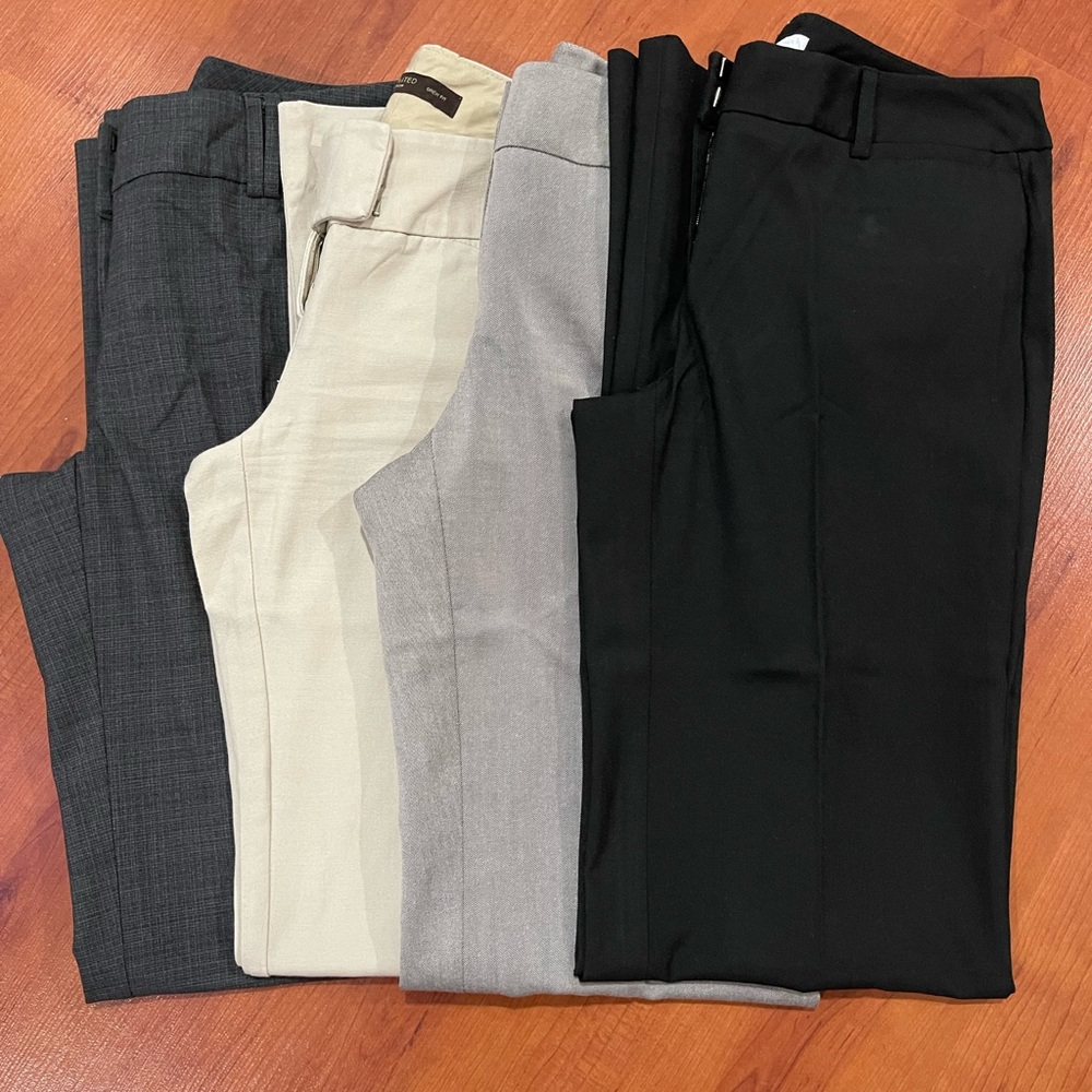 Four assorted pants, size 2